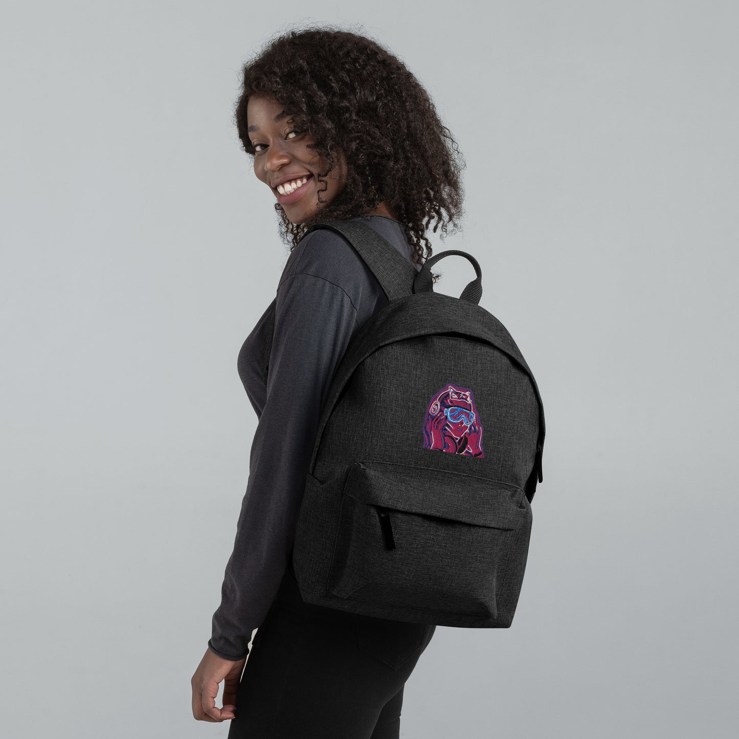 "Degen" Embroidered Backpack