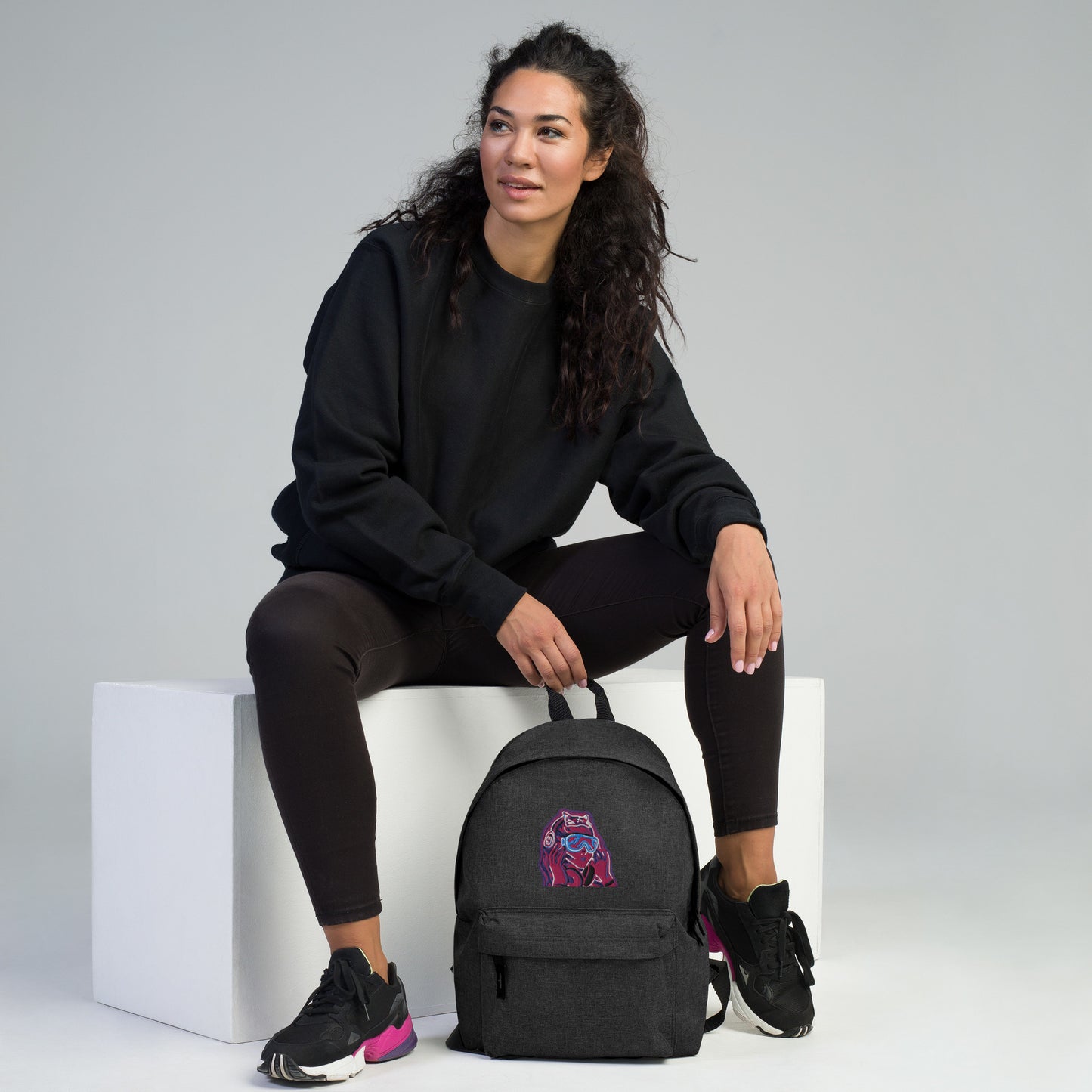 "Degen" Embroidered Backpack