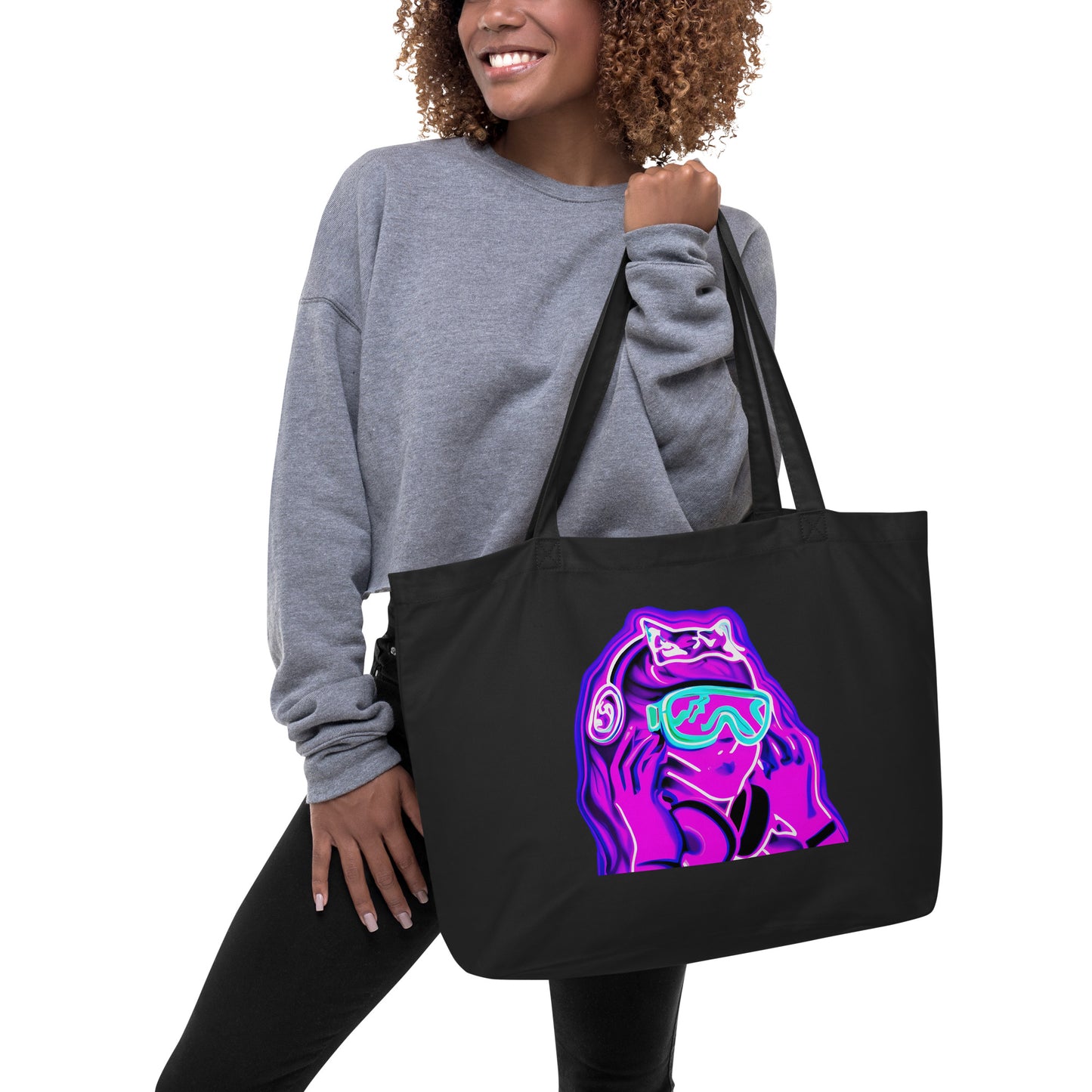 "Degen" Large Organic Tote Bag