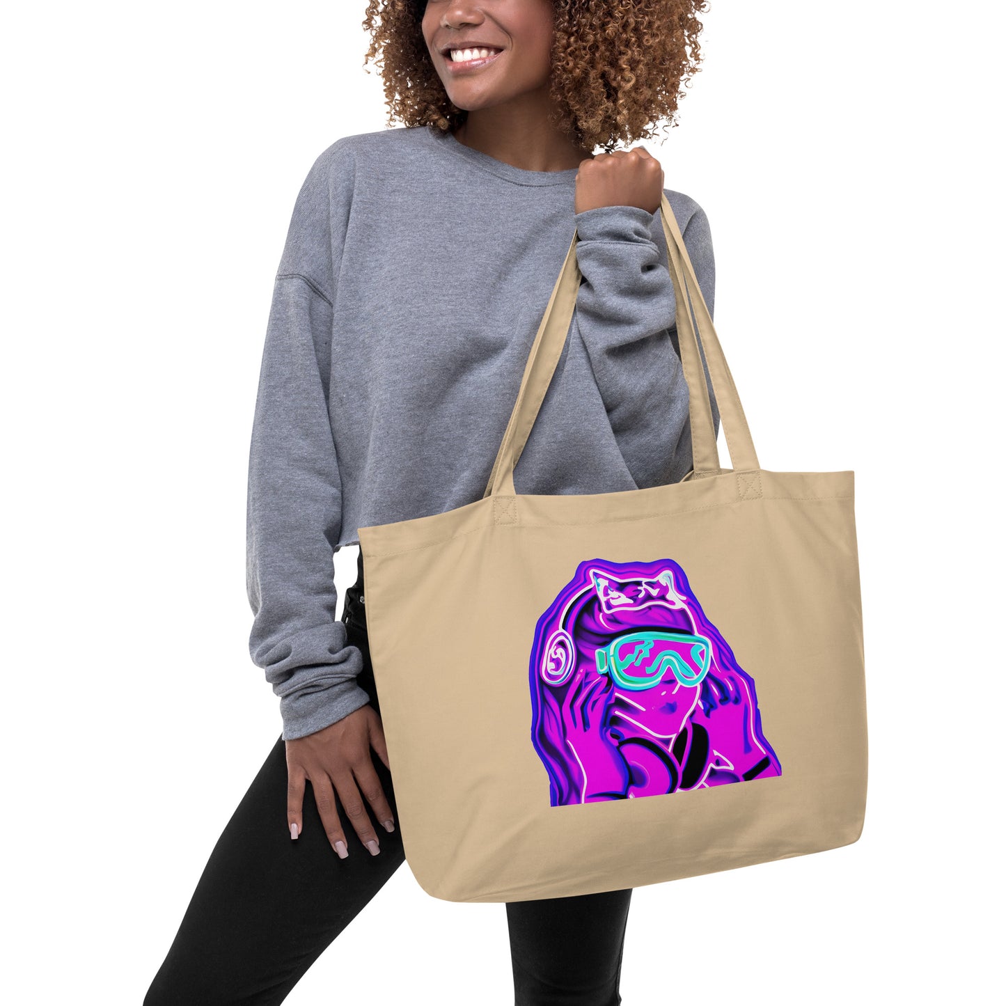 "Degen" Large Organic Tote Bag