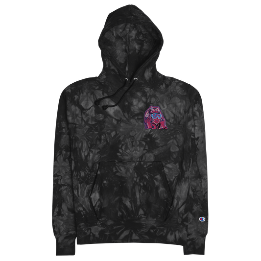 "Degen" Unisex Champion Tie-Dye Hoodie