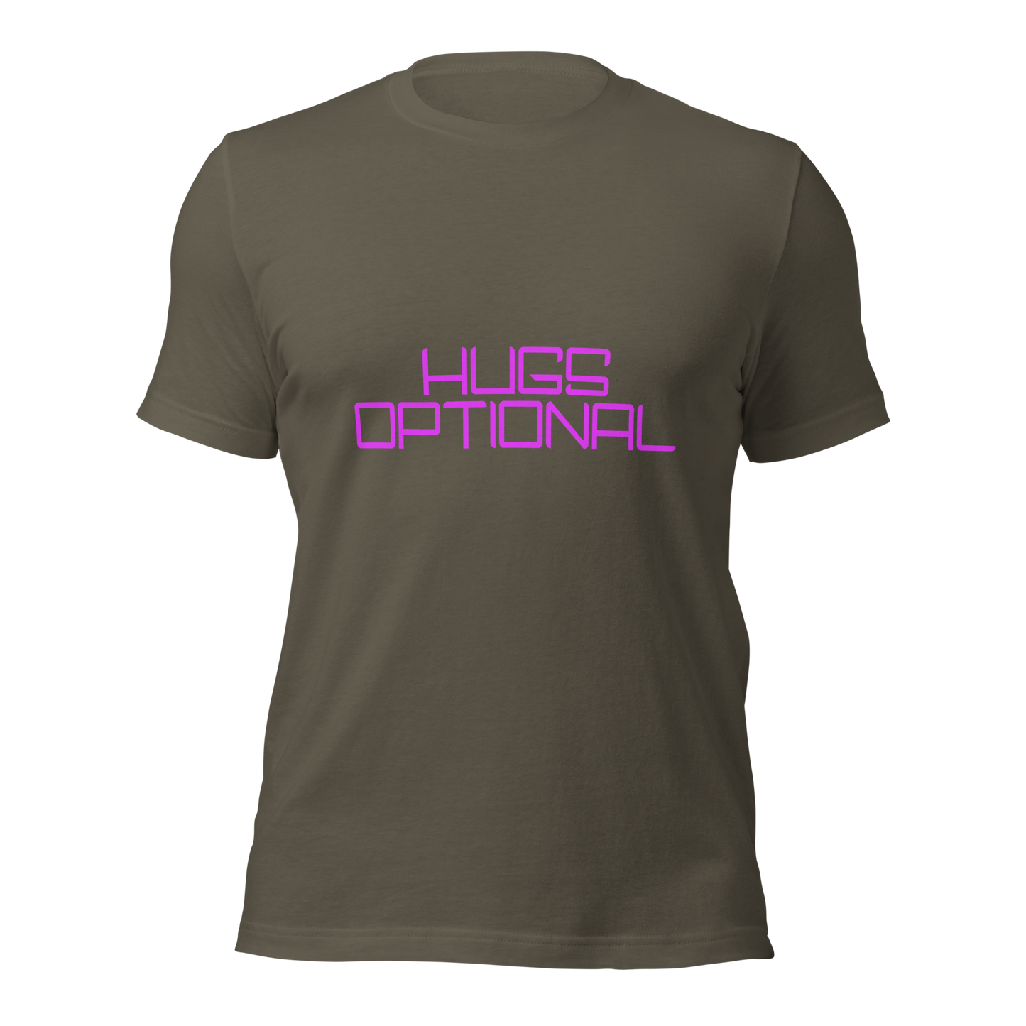 "Hugs Optional" Unisex T-shirt