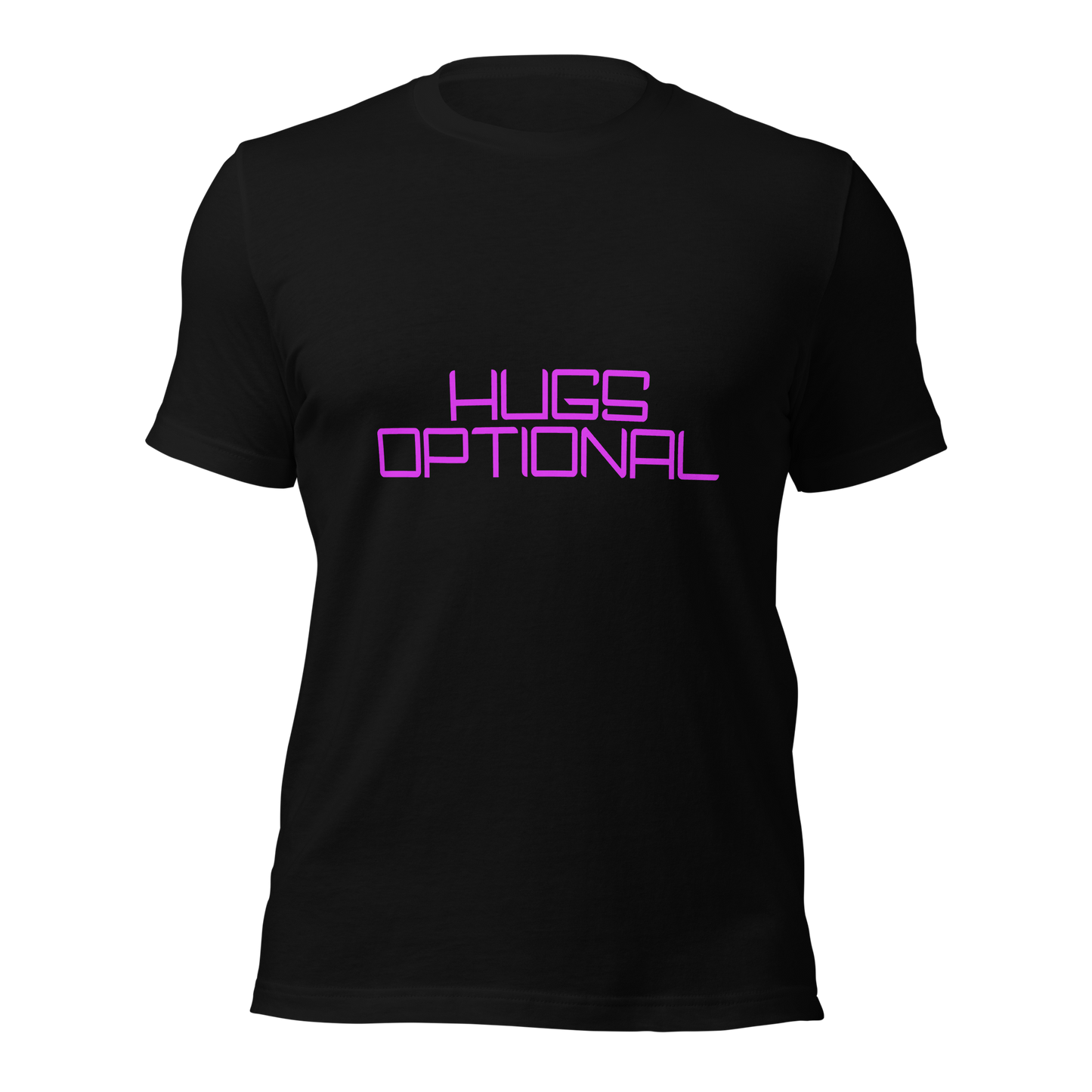 "Hugs Optional" Unisex T-shirt