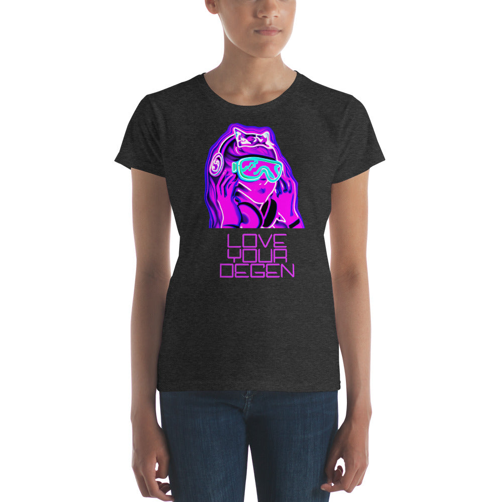 "Love Your Degen" Women's Short Sleeve Shirt